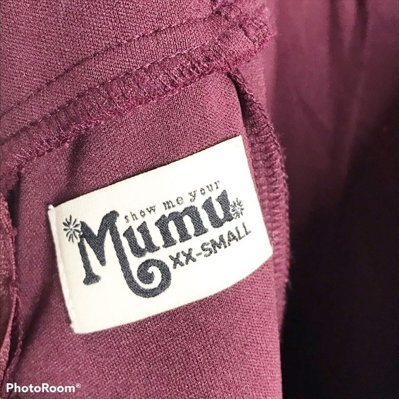 SMYM Jenn Maxi Dress in Merlot Chiffon nwot - Picture 13 of 14